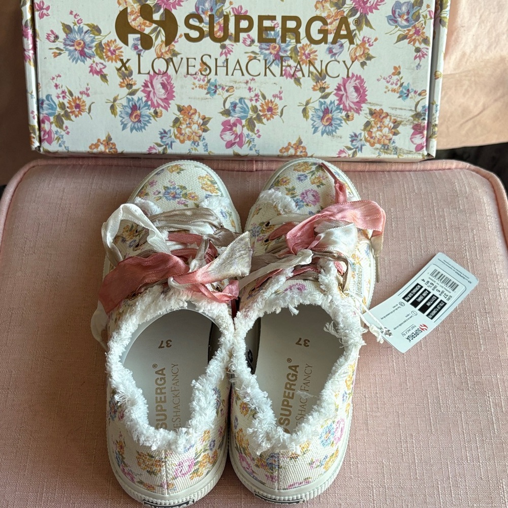 Superga x Loveshackfancy sneakers floral cottagecore